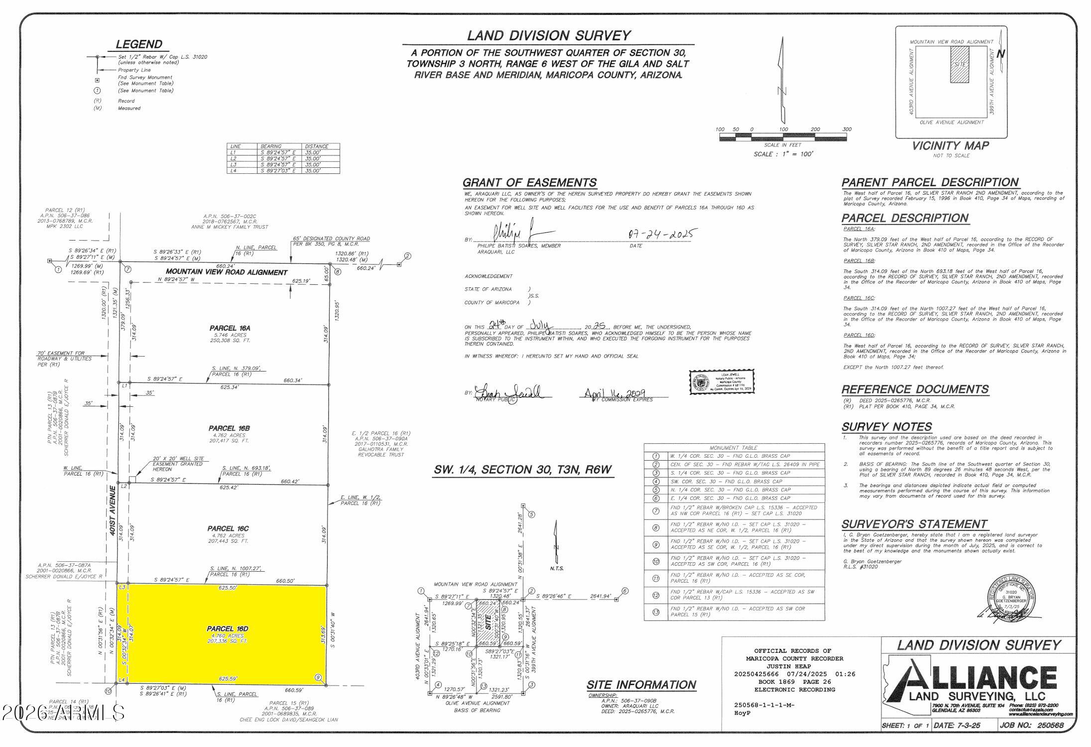 9501 N 401st Avenue -