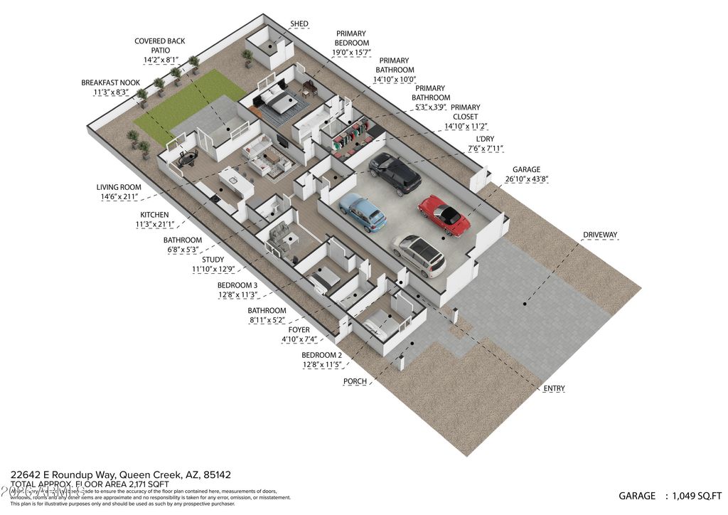 Photo of 22642 E Roundup Way, Queen Creek, AZ 85142 (MLS # 6996598)