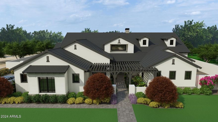 Gilbert's Landmark at Somerset, spanning 4,031 sq ft - nestled by the park on .54 acres with a 4-car garage & storage room. A large courtyard welcomes you, while inside, 5 bedrooms, including a luxurious primary suite & a full guest retreat & playroom, await. The heart is the open kitchen, great room, & nook area, perfect for gatherings. Retreat to the primary bedroom oasis with a spa-like ensuite, large walk-in closet & large walk-in shower with benches on both sides & a separate soaking. A large, covered patio & a N/S lot orientation. Don't miss out on this opportunity to own a custom-built masterpiece in Gilbert's Somerset. Skip the lengthy design & construction process!