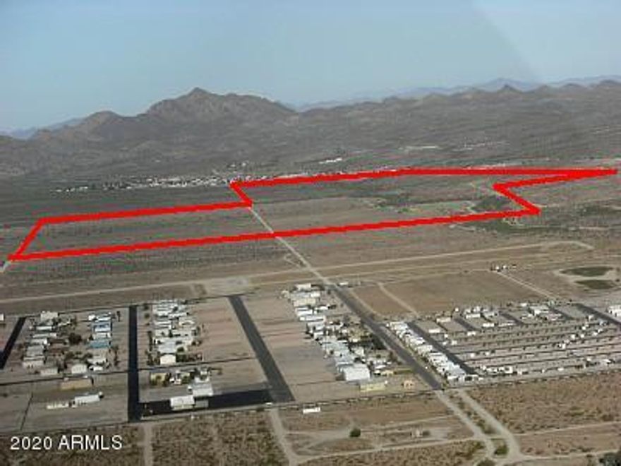 the 249 acres include the Existing House & Well at 65250 US 60  (rented to a tenant) the land go south east to 65th street. A subdivision was approved for 228 1 acre lots. the 249 acrtes are: (4 APN); APN 304-69-002H, 304-69-003F, 304-69-003G and 304-69-002F. Other
additional parcel available (up to additional 50 acres)  on frontage on Hyw 60, other commercial acreage available. Total up to 300 acres +