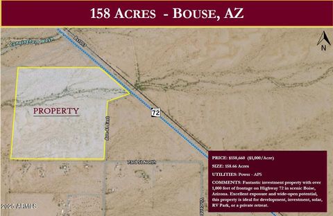 Ave 41E HWY 72 -- - Vicksburg AZ 85348