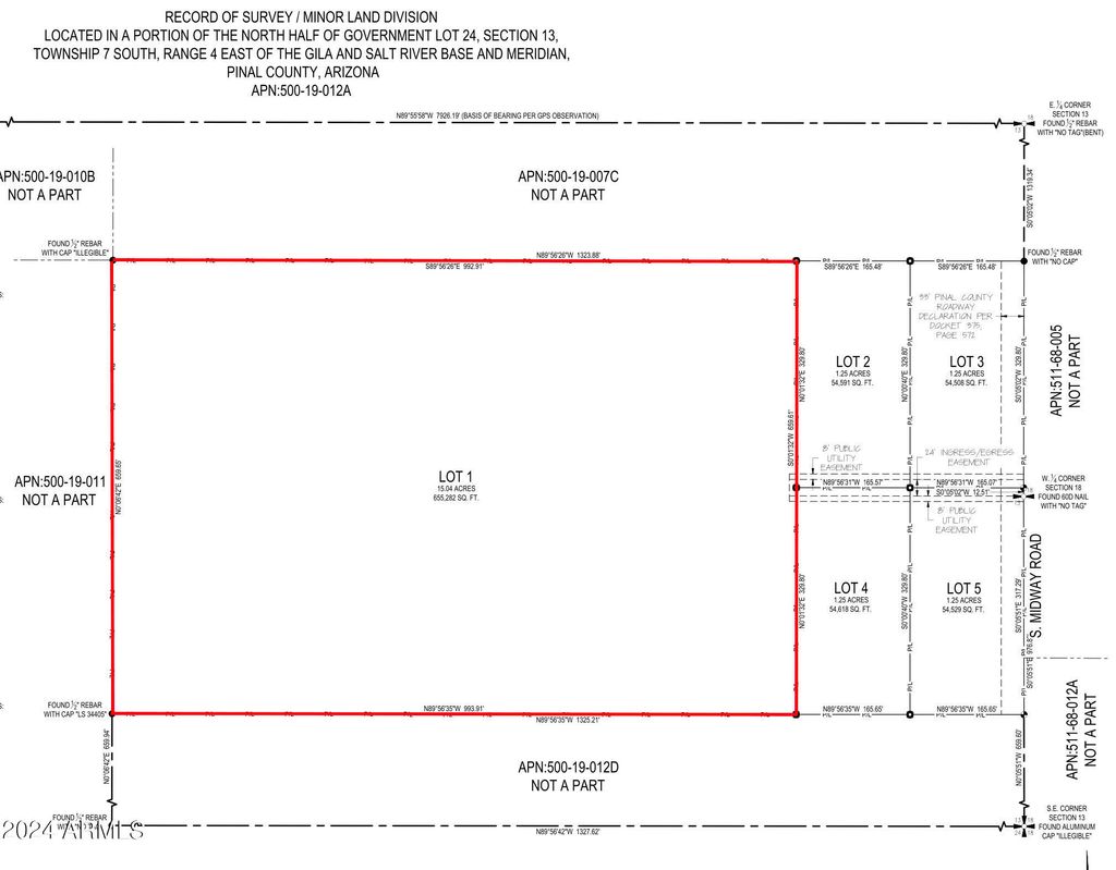 Photo of 1 S Midway (west) Road #1, Casa Grande, AZ 85193 (MLS # 6679284)