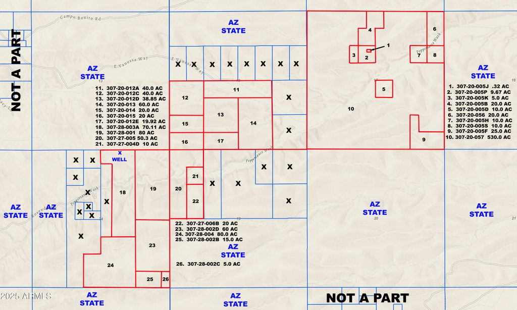 Photo of Xxxx Campo Bonito (no Address) Road #-, San Manuel, AZ 85631 (MLS # 6935482)