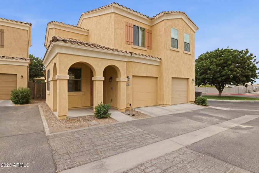 This 1,892 sq ft single-family home offers 3 bedrooms, 3 bathrooms, and a functional layout with plenty of space. Recent updates include new interior paint, new carpet, and new rock in the backyard. The main level features tile flooring, an open living area, and a kitchen with white cabinets, stainless steel appliances, a large island, and good counter space. The backyard is low maintenance with a covered patio, making it easy to enjoy the outdoors. Located in a community with a pool and park, this home offers everyday convenience and useful amenities.