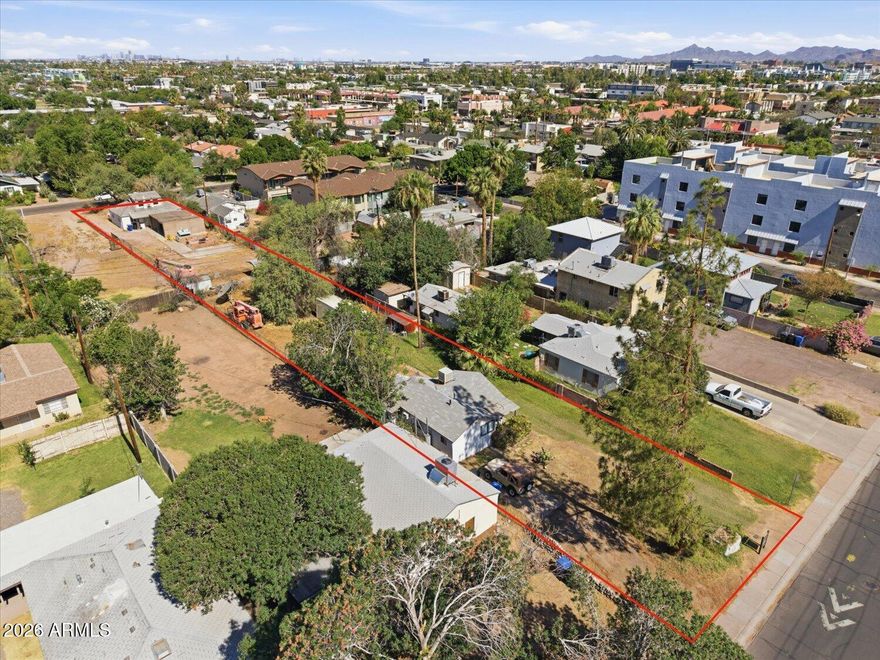 Prime Development Opportunity in Tempe - 915 S Wilson St. is being sold in conjunction with 914 S. Farmer Ave. Seize these exceptional 10,000 sq ft lots in one of Tempe's most sought-after and rapidly growing neighborhoods. Zoned R-3 for multi-family residential development, these parcels offer outstanding potential for investors and builders looking to capitalize on strong demand for housing near Arizona State University, downtown Tempe, and major employment centers. Priced to move at $1,200,000, these sites present a rare chance to develop a significant project in a prime infill location. Architectural plans are available for nine townhomes across the combined parcels. This is a true development play in a high-demand market, perfect for those seeking scale and strong returns in Tempe's evolving urban core. Each lot has a home that is currently leased. These homes have been consistent income producers for many years.