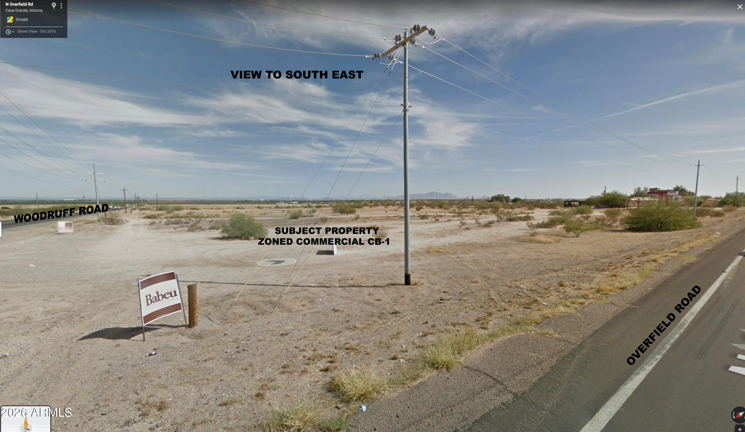 1.67 ACRES N OVERFIELD Road -