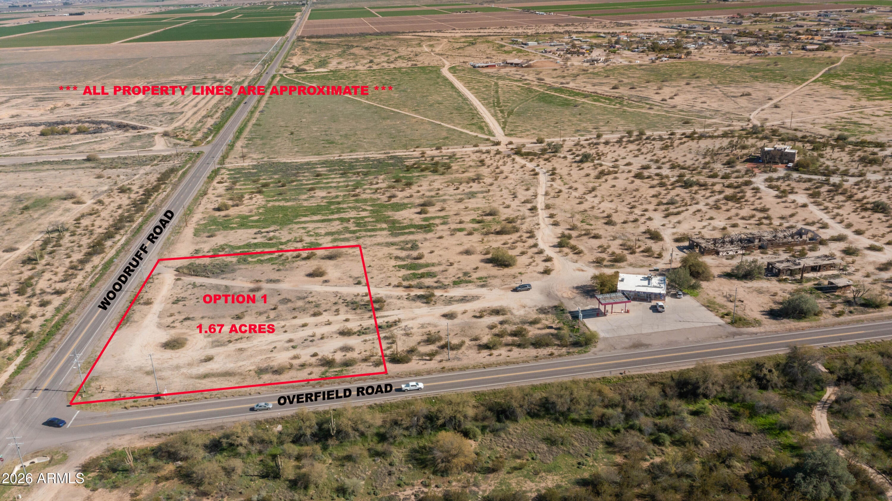 1.67 ACRES N OVERFIELD Road -