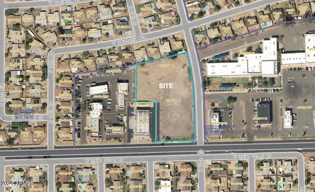 Photo of Nwc 77th Ave &amp; Indian School Road #-, Phoenix, AZ 85033 (MLS # 6698236)