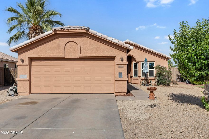Updated, move-in ready, and perfectly located - this gem checks all the boxes! This 3-bed, 2-bath home is an ideal starter home, conveniently situated near Westgate, State Farm Stadium, and vibrant Downtown Glendale--putting shopping, dining, and entertainment just minutes away. Inside features refreshed flooring throughout the living areas and bedrooms, along with an updated kitchen and modernized bathroom vanities that add a clean, contemporary touch. New windows enhance energy efficiency while bringing in abundant natural light. Step outside to a landscaped backyard - perfect outdoor space! The garage is equipped with built-in cabinetry, providing excellent storage. With its great location, stylish updates, and inviting layout, this home is a fantastic opportunity!