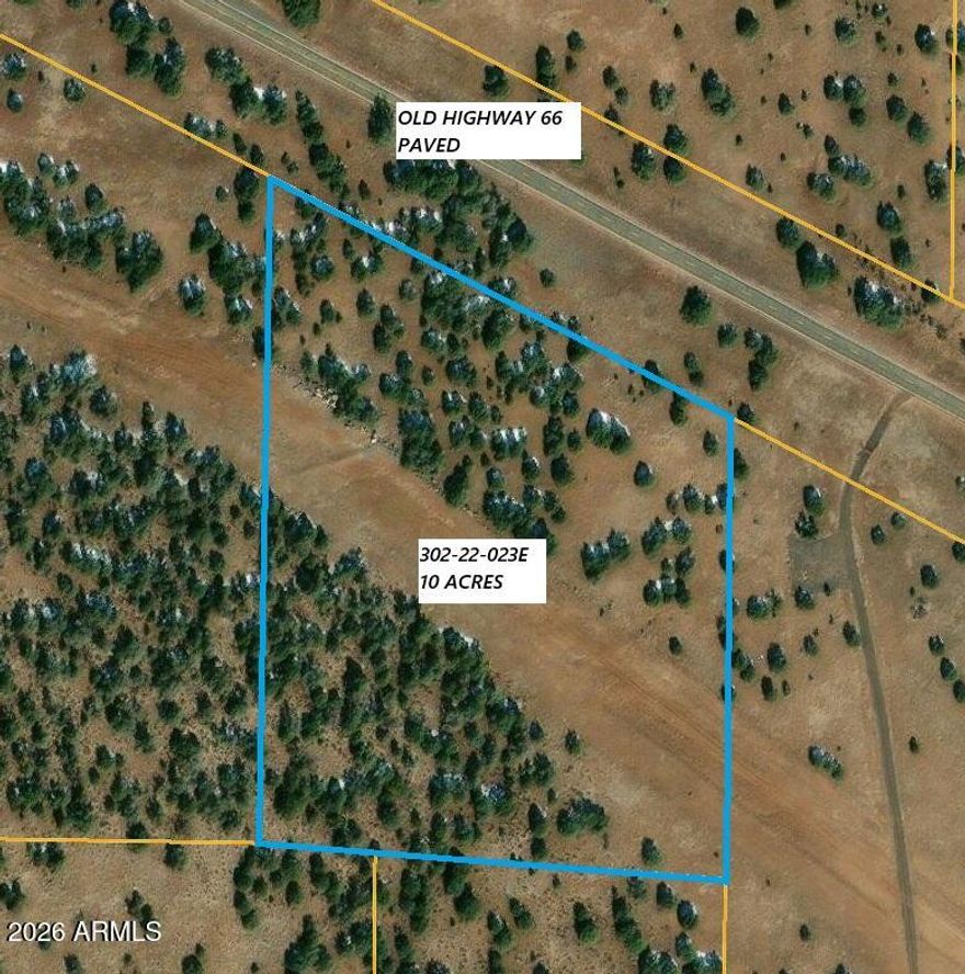 Only $5,000 Down required for Seller carry. Easy terms! Paved access to this beautiful 10 acre parcel, west of Ash Fork. Great views of the San Francisco Peaks and Bill Williams Mountain. Power lines are nearby, this is a great parcel for a summer getaway and paved frontage allows easy access in wintery conditions.