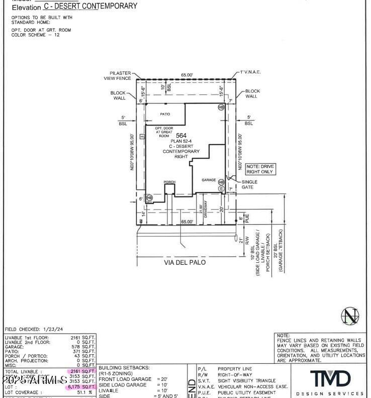 1415 W VIA DEL PALO --