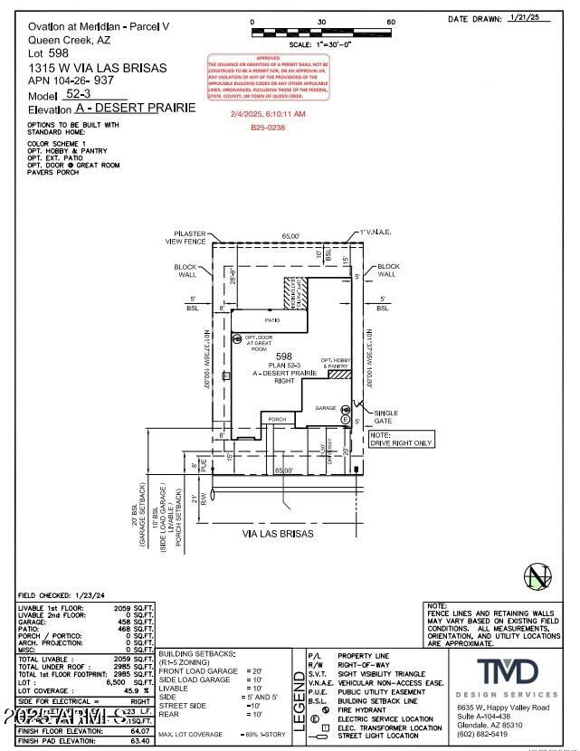 1315 W VIA LAS BRISAS --