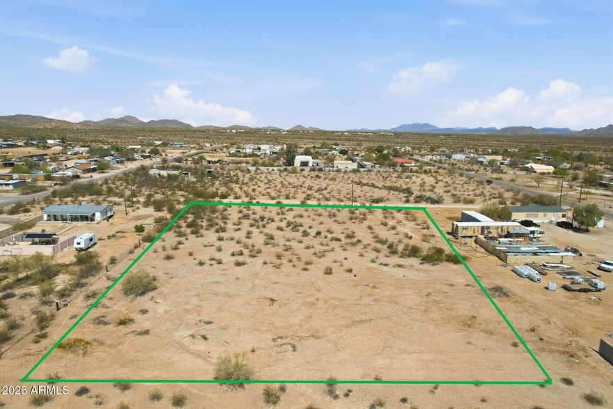 1.85 Acres Between Two Homes -- Power at Lot Line -- Build-Ready Lot in a growing Casa Grande location! This flat, usable parcel sits between two existing homes on W Watson Way with power at the lot line and water service available in the area. Enjoy mountain views, open desert surroundings, horse privileges, and no HOA. Ideal for a custom home, workshop, small ranch setup, or future expansion. Convenient access and nearby established utilities make this a rare opportunity for rural living with added convenience. Seller open to reasonable cash offers for a quick close. GIS measurements show approx. 1.85 acres; county records reflect 1.52 acres. Buyer to verify all material facts, acreage, utilities, and intended use.