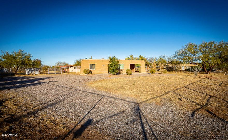 Little but mighty! 2 bedroom and 1 bathroom home is sitting on over an acre.  Room to roam in this fully fenced property makes it great for privacy and your pets.  Its a gem that needs to be seen to appreciate.