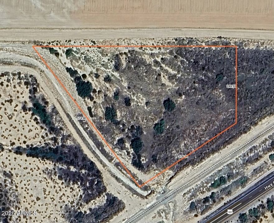 This beautiful 4.36-acre lot offers frontage along a well-maintained farm road next to Hwy 60 in a peaceful rural setting. The land is flat and ideal for horses, plenty of space for your home & outdoor activities. Manufactured homes, site-built homes & other types are all welcome in this friendly area. Outdoor enthusiasts will love the lifestyle here--perfect for horseback riding, roping, hiking & ATV adventures. Surrounded by vast stretches of state and BLM public land, as well as large farms.
La Paz County borders the Colorado River offering endless opportunities for boating & fishing. Just 38 miles north is Alamo Lake, one of Arizona's premier bass fishing destinations. This might be a great place to keep your boat! Many suitable uses and La Paz County is great to work with! Come see i