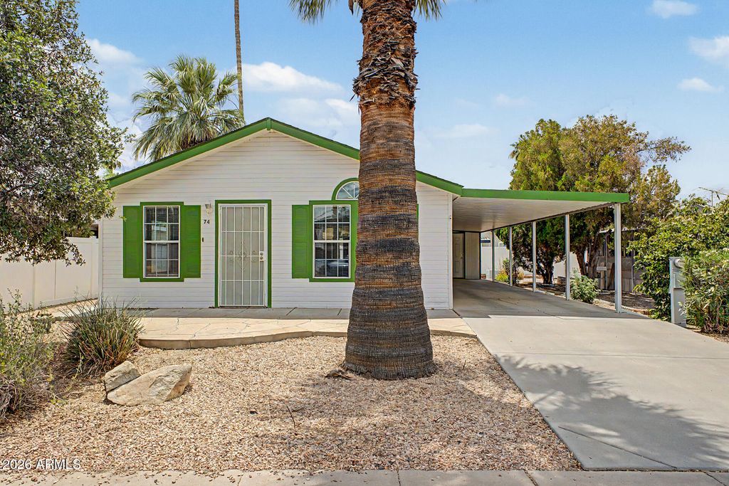 Photo of 201 S Greenfield Road #74, Mesa, AZ 85206 (MLS # 7027222)
