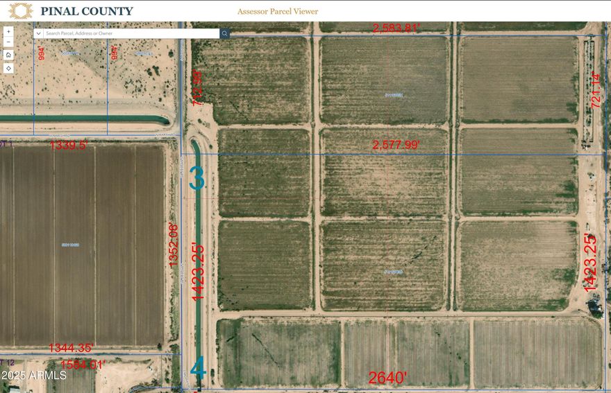 Exceptional opportunity to acquire two large parcels totaling approximately 128 acres in Casa Grande, AZ. This versatile agricultural property includes both a domestic well and an agricultural well, plus valuable irrigation water rights. The land has a strong farming history, producing corn and other crops. Property improvements include a small mobile home and a brick structure on approximately ¾ acre, previously used for livestock operations. Located on paved Midway Road, the property borders the 40-foot Santa Rosa Canal and sits adjacent to the Attesa development, a major planned destination featuring racing, residential, hotel, and dining uses. Additional parcels may be available, making this an ideal investment, agricultural holding, or future development opportunity.