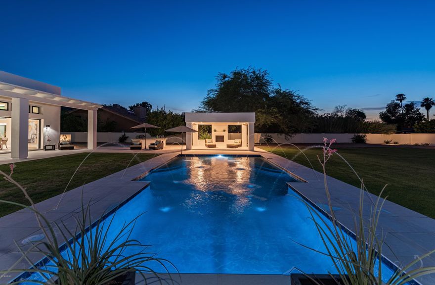 Prime location in the heart of Paradise Valley. Cheney Ranch Estates which is adjacent to Morning Glory estates is one of the most coveted destinations in all of AZ. Beautiful tree lined streets, grassy front yards, mountain views, minutes to championship golf, world class resorts and 5 Star dining. This stunning 6400 sf, 5 bedroom, 7 bathroom home just finished construction. Not a detail missed in this modern style country farmhouse. Locals would call it classic ''Arcadia''! Truly an entertainers floor plan with a massive kitchen, family room and dining area that opens to the back patio and yard through the 18' Heritage pocketing doors. 3 en suite bedrooms down the guest wing. 5th bedroom/office on the master side. Master bath PERFECTION!  Large lot allows for future guest house.