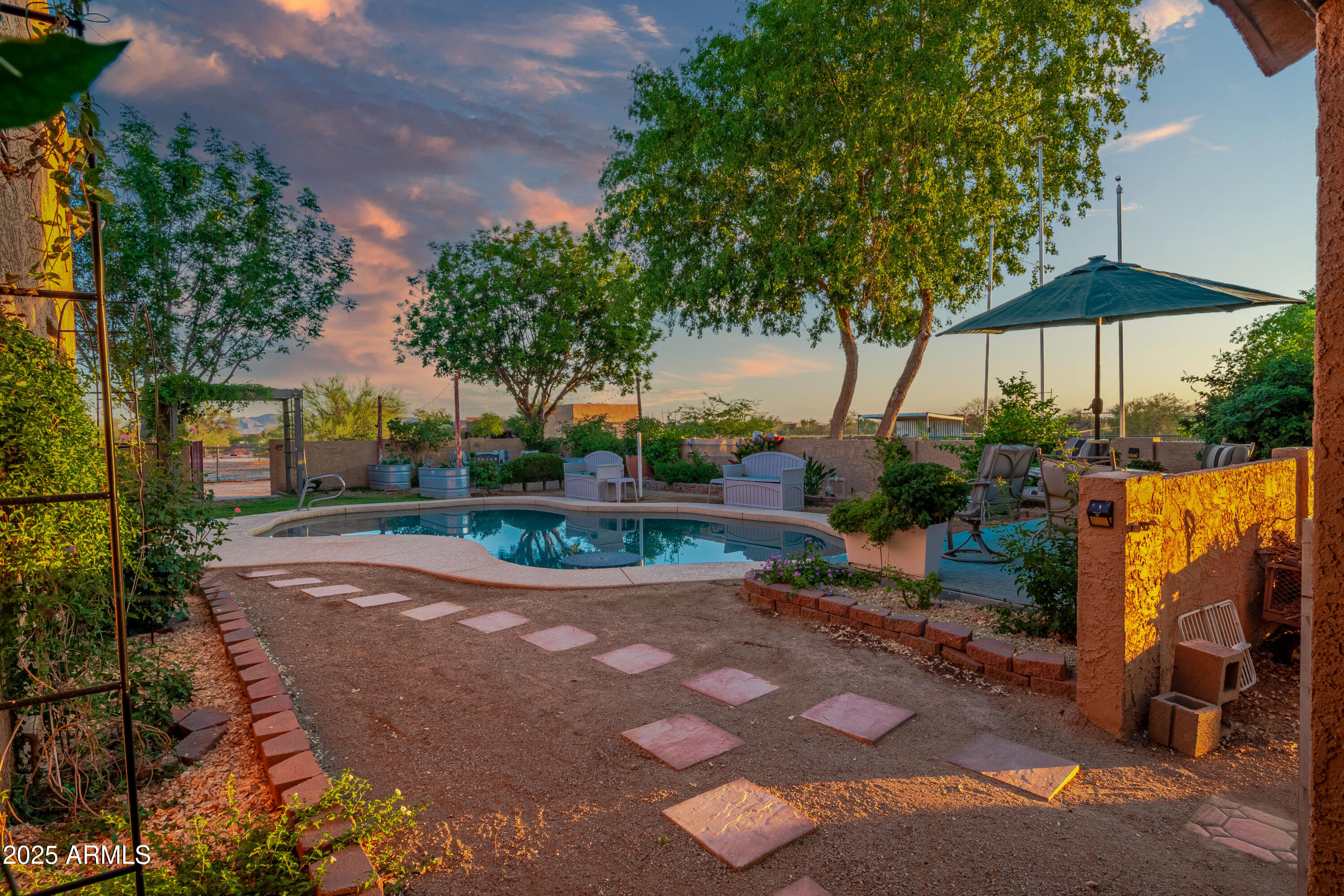 Home has 2 Primary Suites, Casita, Pool AND Horse Stalls - Residential