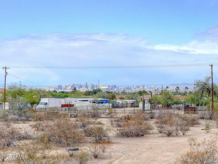 CALLING ALL INVESTORS / DEVELOPERS / BUILDERS!!!  This is the plot of land you have been looking for ~ nicely settled close to the base of South Mountain!  Gorgeous views of the mountain range and also amazing views of downtown Phoenix skyline on other side!  4.36 acres with access from 2 main streets (South Mountain Ave., and Desert Ln).  Dwelling Unit Density is R-3 Multi-Family, allowing for up to 65 dwelling units (Buyer to verify).  Water & Electric already on the property.  City sewer nearby/easily accessible.  NO HOA.  Come build ''dozens of the prettiest little homes you ever saw''.  GREAT LOCATION:  less than 5 miles to I-10, 15 minutes to Sky Harbor Airport, 20 minutes to downtown PHX.  Walking distance to shopping, dining, South Mountain Community College, beautiful hiking trail