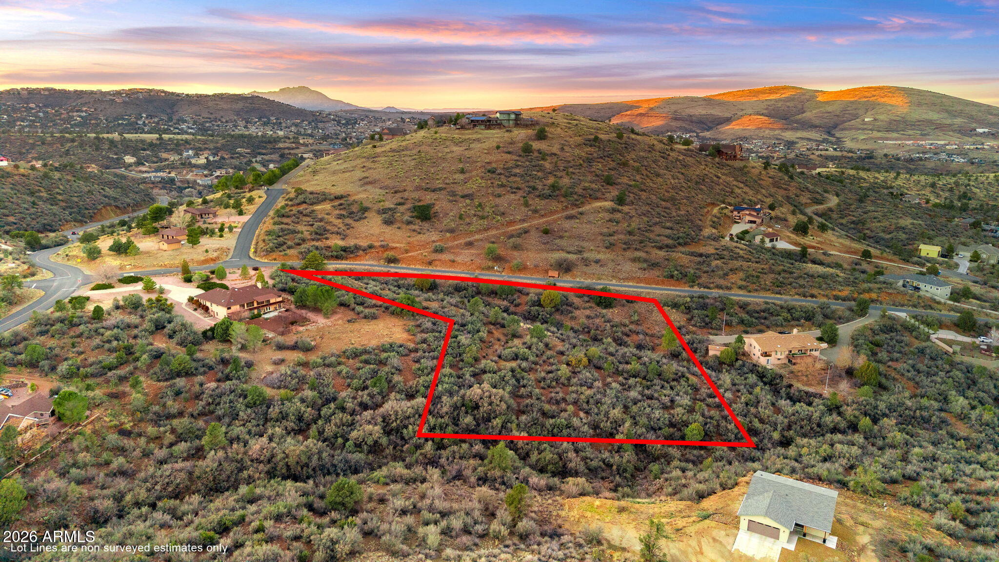 LYNX MOUNTAIN VIEW ESTATES 1 CORR PLAT - Land