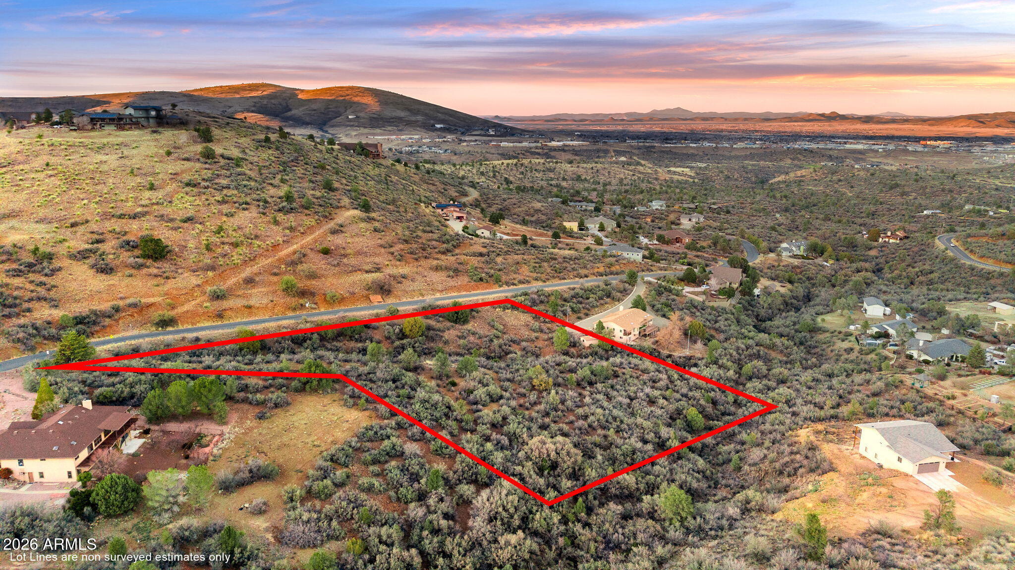 LYNX MOUNTAIN VIEW ESTATES 1 CORR PLAT - Land