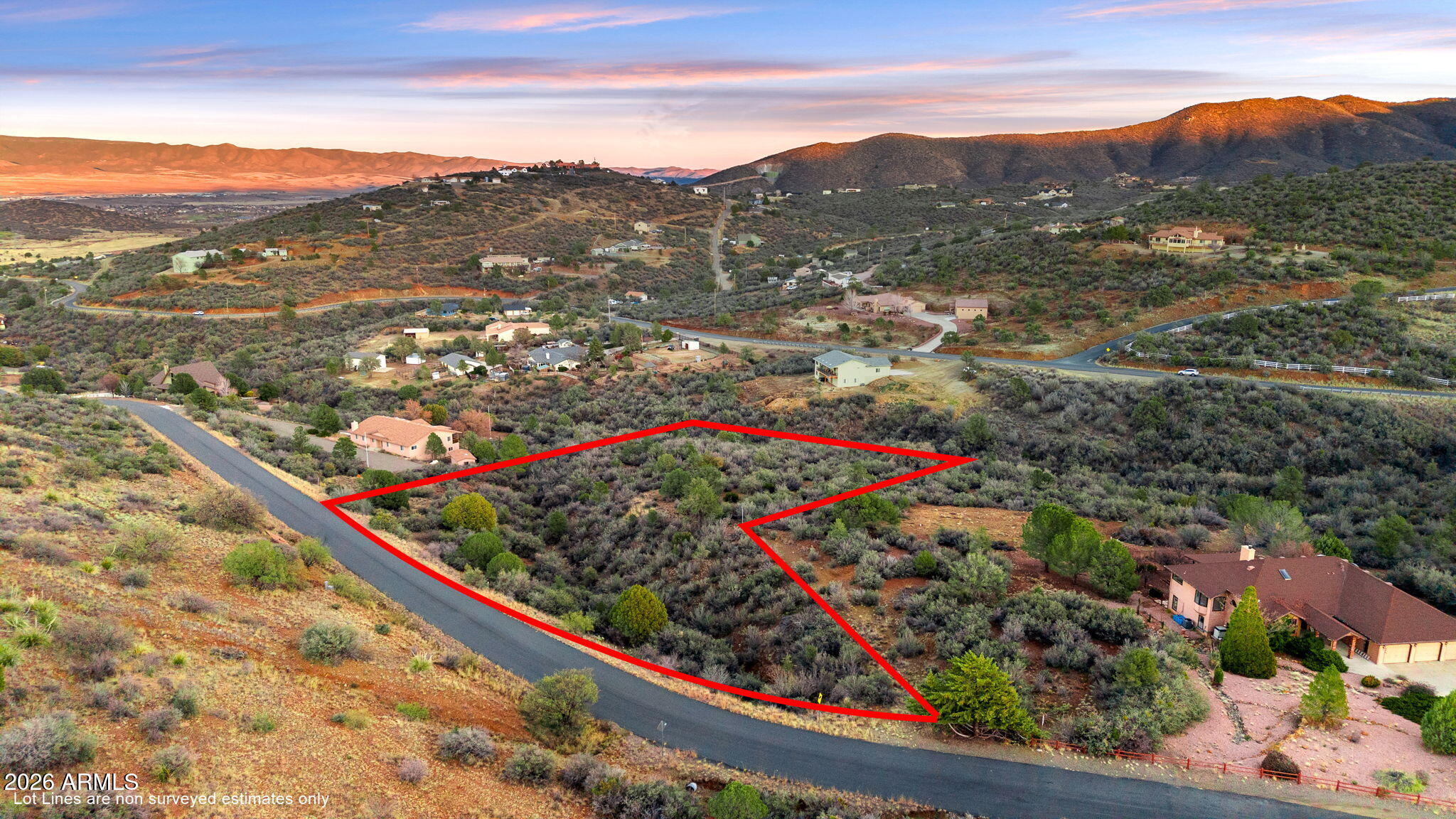LYNX MOUNTAIN VIEW ESTATES 1 CORR PLAT - Land