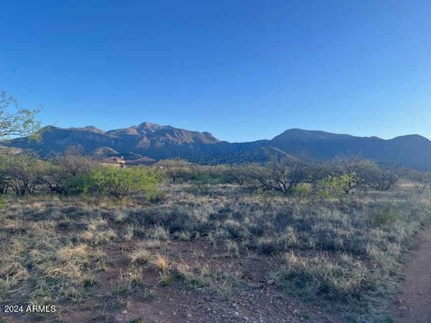 Unique 2 acre lot with one of the best mountain views in Sierra Vista.  Build your dream home on an already established residential street. Close to Fort Huachuca Az.