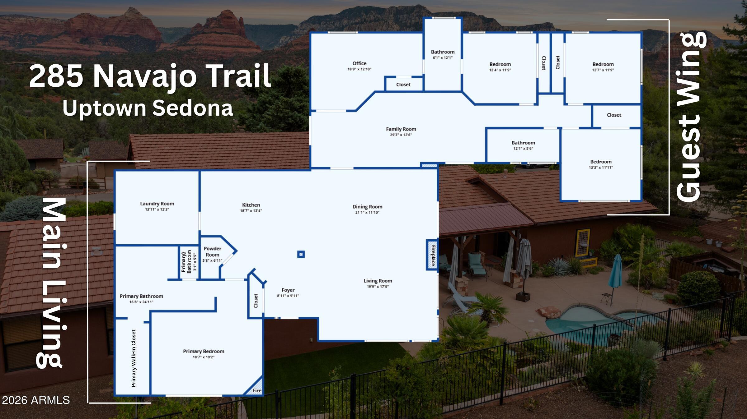 Sedona, Arizona, 86336, United States, 4 Bedrooms Bedrooms, ,4 BathroomsBathrooms,Residential,Active,2014264