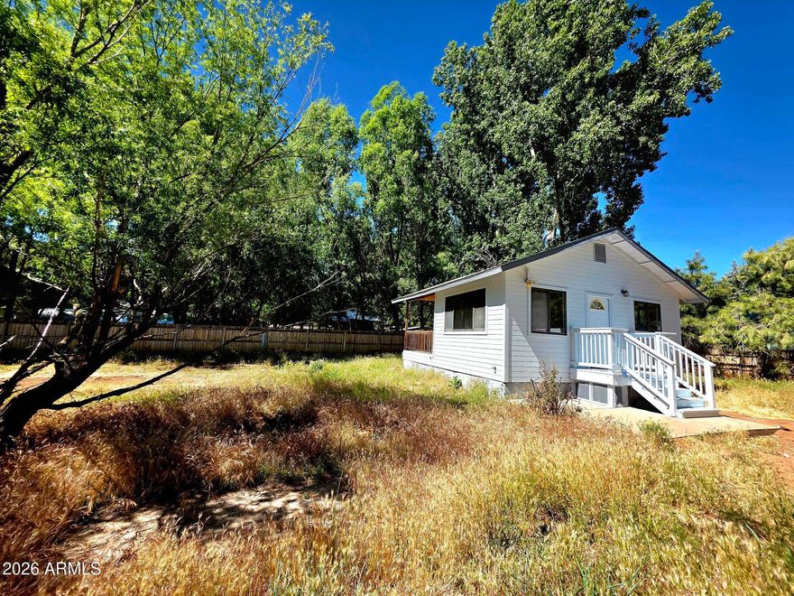 Located in the beautiful community of Strawberry, this great little cottage nestled on ½+/- acre level lot is perfect for that getaway or rental. This 1 bedroom, 1 bath home has new flooring, outside paint, ceiling fans. Come see for yourself this quaint home!