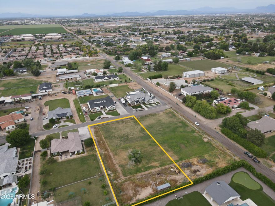 Discover the perfect canvas for your custom dream home on this exceptional 1.11-acre lot in Gilbert. Nestled among custom homes, this property offers a rare combination of space, privacy, and prestige. Located on a county island with no HOA, you'll enjoy the freedom to build and live without added restrictions. Whether you're envisioning a modern estate, a sprawling ranch, or something uniquely yours, this is the opportunity to bring it to life in a highly coveted location.
