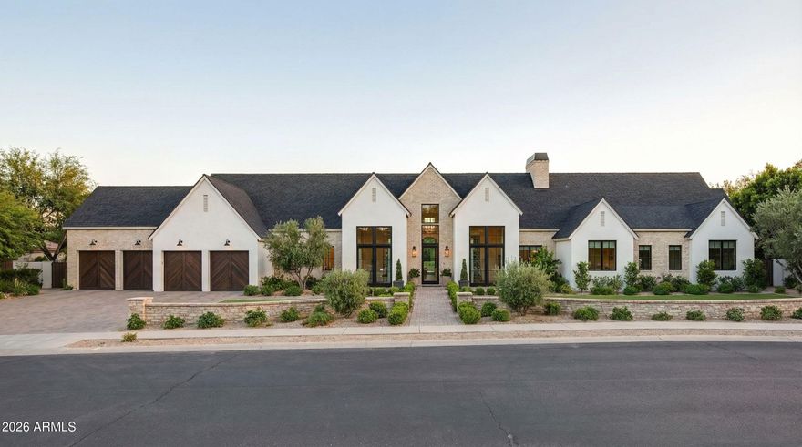 PERMIT READY! This is an exceptional chance to build in a highly sought-after area of Scottsdale. With plans already approved through the city for a spectacular modern farmhouse with fabulous curb appeal, soaring ceilings, and a four-car garage, you can begin imagining your dream home immediately. But feel free to create your own if that's what you prefer. Opportunities like this where size, location and potential perfectly align are a rare occurrence, and the options are endless with this 28,000+ square foot lot located in one of the most coveted areas of 85254 and surrounded by multi-million-dollar estates, top-rated schools, and world-class shopping and dining!