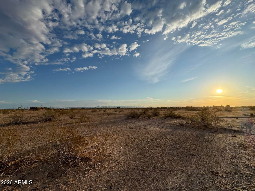 Build your Arizona dream on 12 Acres of  R-190 zoned property with a private well already drilled and in place. Bring the horses, toys, and plans for your new home with plenty of room to spread out and enjoy the open desert lifestyle. No HOA means more flexibility and fewer restrictions. Enjoy beautiful mountain views, wide open skies, and the privacy of rural living while still being within reach of nearby amenities.  Available outside of escrow the seller also has the materials for a steel detached building that can be purchased.