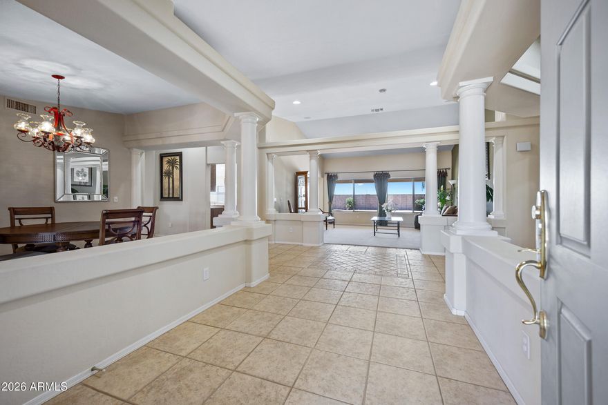 Rare opportunity to own one of the largest floorplans in the area at an incredible value! Situated on an oversized lot in desirable Mesa, this spacious 5-bedroom, 3.5-bath home offers over 3,700 sq ft with a layout that is hard to find and impossible to duplicate at this price point.

From the moment you walk in, you'll appreciate the expansive living spaces, soaring ceilings, and flexible floorplan designed for both everyday living and entertaining. The split primary suite provides privacy, while the additional bedrooms and generous common areas offer room for everyone.

This home has been well maintained and features a newer roof, creating a solid foundation for future updates. While the interior reflects a more original design, it has been priced accordingly, giving buyers the uniqu opportunity to customize finishes and build immediate equity.

The oversized backyard offers endless potential for a resort-style pool, outdoor kitchen, garden, or custom entertaining space. Whether you're looking for a primary residence, multigenerational living, or an investment opportunity, this home delivers exceptional value and possibilities.

Located near shopping, dining, hiking, golf, and freeway access, this is your chance to own a large Mesa home with incredible upside potential.

The layout everyone wants... priced so you can make it your own dream home.