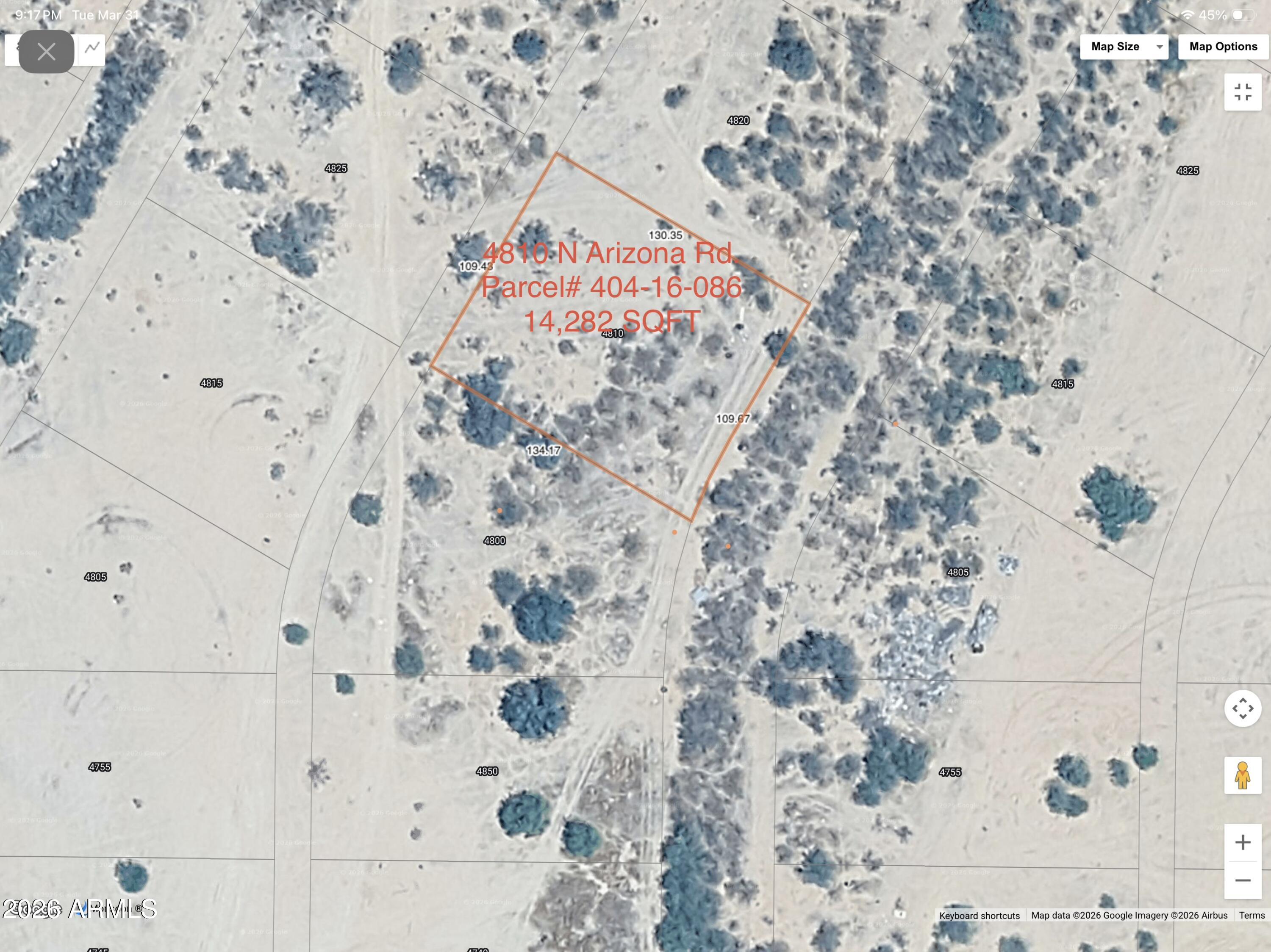 TOLTEC/ARIZONA VALLEY UNIT EIGHTEEN - Land