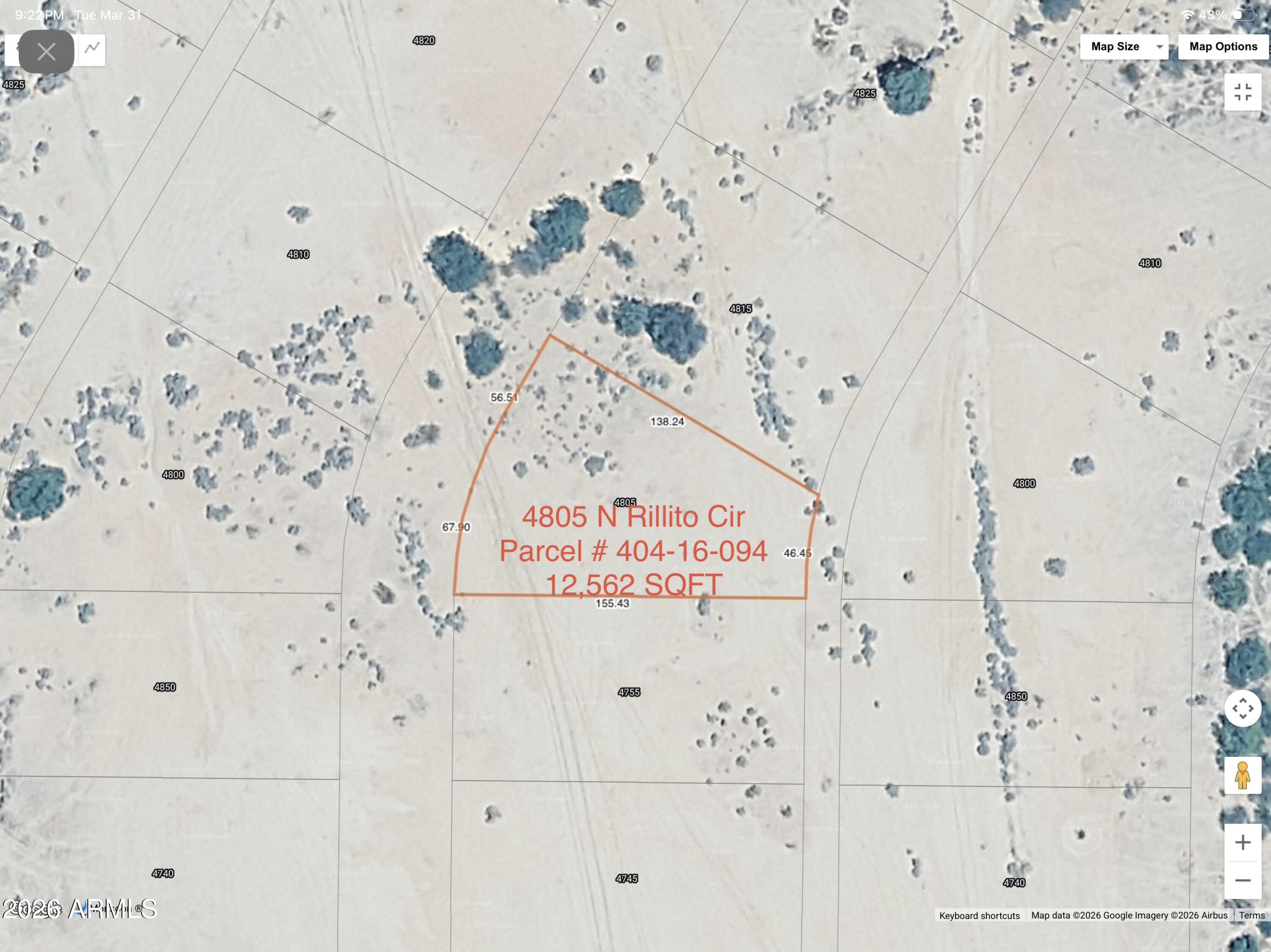TOLTEC/ARIZONA VALLEY UNIT EIGHTEEN - Land