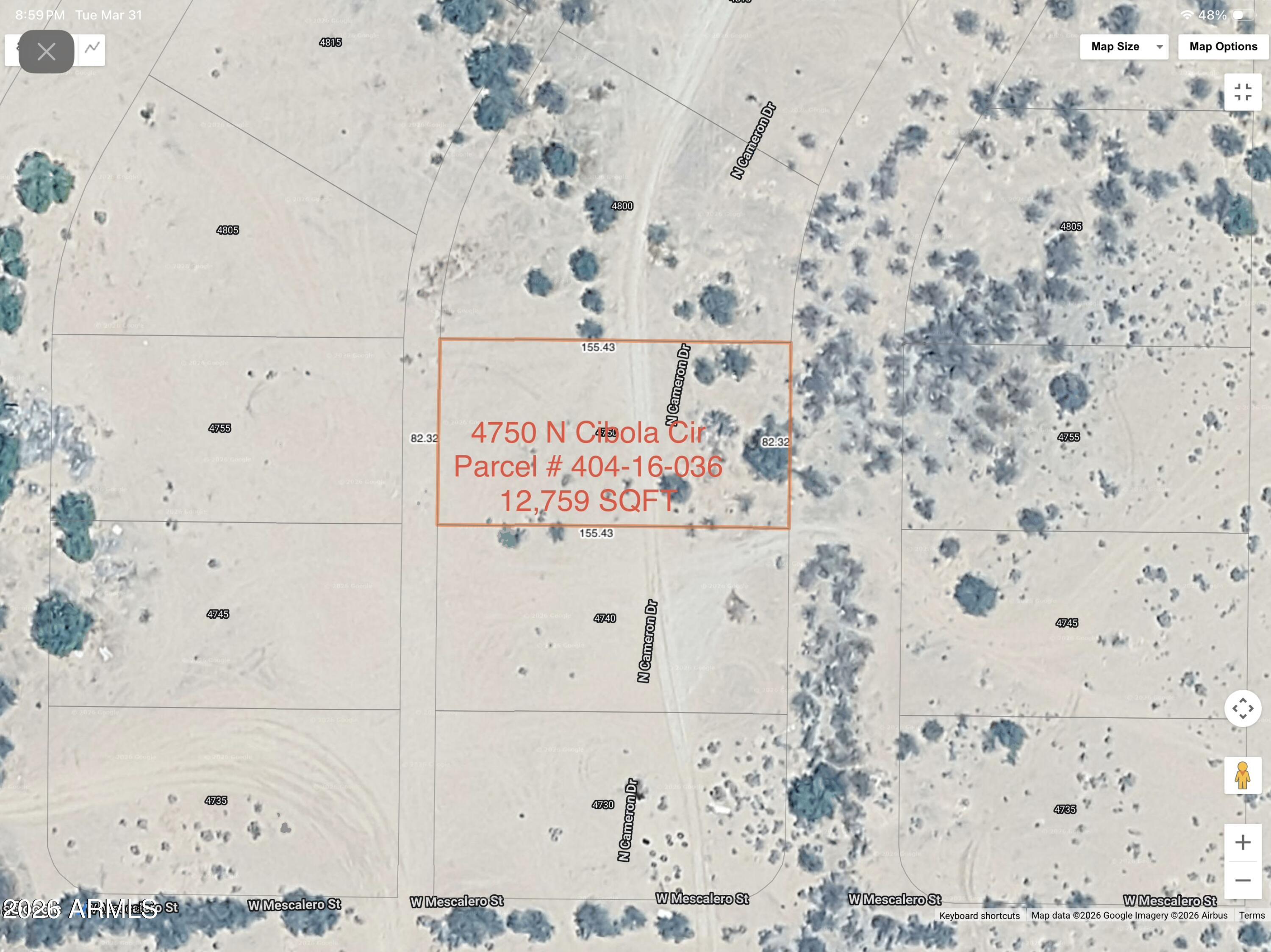 4520 N CIBOLA (13 LOTS ) Circle 24