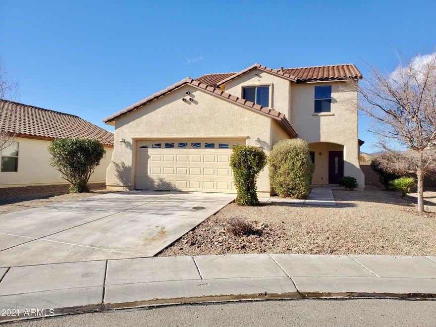 Fabulous two story home with 4 bedrooms, 2.5 bathrooms, and a bonus room that could easily be a 5th bedroom, office, playroom, second living room or more!  This beautiful home is located in the desirable Chaparral Village North community.  Close to it all but also with wonderful access to a park, walking/hiking paths & the hospital.  This home is move in ready!  Great layout, all bedrooms on the same floor (excluding bonus room), cul-de-sac location, fully landscaped backyard with fire pit.  Come check this one out!