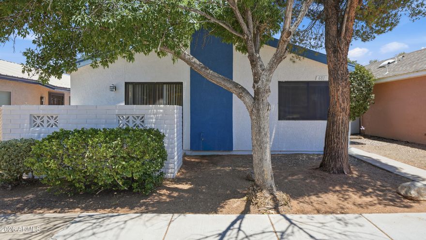 Amazing 3 bedroom, 2 bath 1,115 square foot home located in the popular Desert Shadows subdivision, just a few houses away from your beautiful community pool and hot tub. 
Recent upgrades include restored kitchen cabinets and vanities in both bathrooms, plus all new exterior screens. You'll appreciate this well-maintained and thoughtfully updated property. In 2022, the Seller replaced the roof and completed new exterior paint. In 2021, the Seller added a new 5-ton Daikin HVAC, a new hot water tank, sinks, toilets, some fencing, a Kohler kitchen sink with a bronze Moen fixture. 
This home also features parking for two vehicles in the back, plus an abundance of trees and landscaping. Don't miss this opportunity own one of the best properties in Desert Shadows.
Owner Agent
