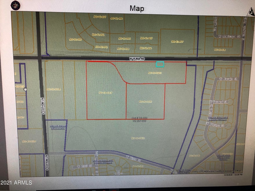 This sale included 4 parcels totaling 20.432 acres. (890,903 SQFT) 
Parcel included in the sale are:
500-06-007, 500-06-012C, 500-06-012F, 
500-06-012F

Also for sale is the Vacant parcel of land to the south for $3,400.000 
25.058 acres / 1,091,512 sqft
Parcel #500-06-012H
MLS #6190667