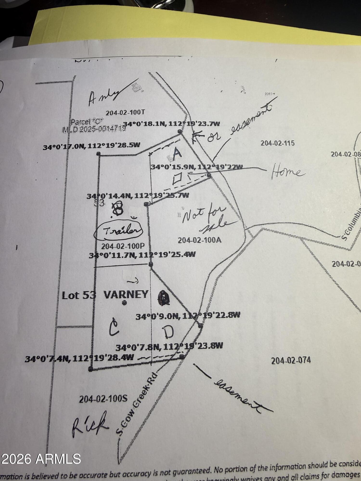 37750 S COW CREEK Road C