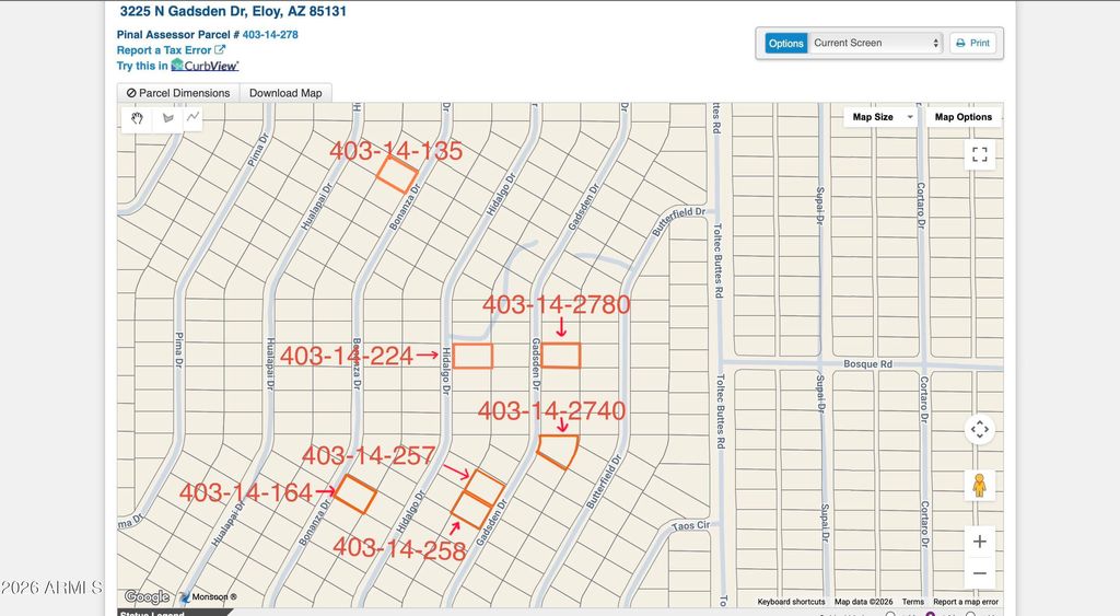 Photo of 3135 N Gadsden( 8 Lots ) Drive #10, Eloy, AZ 85131 (MLS # 6997755)
