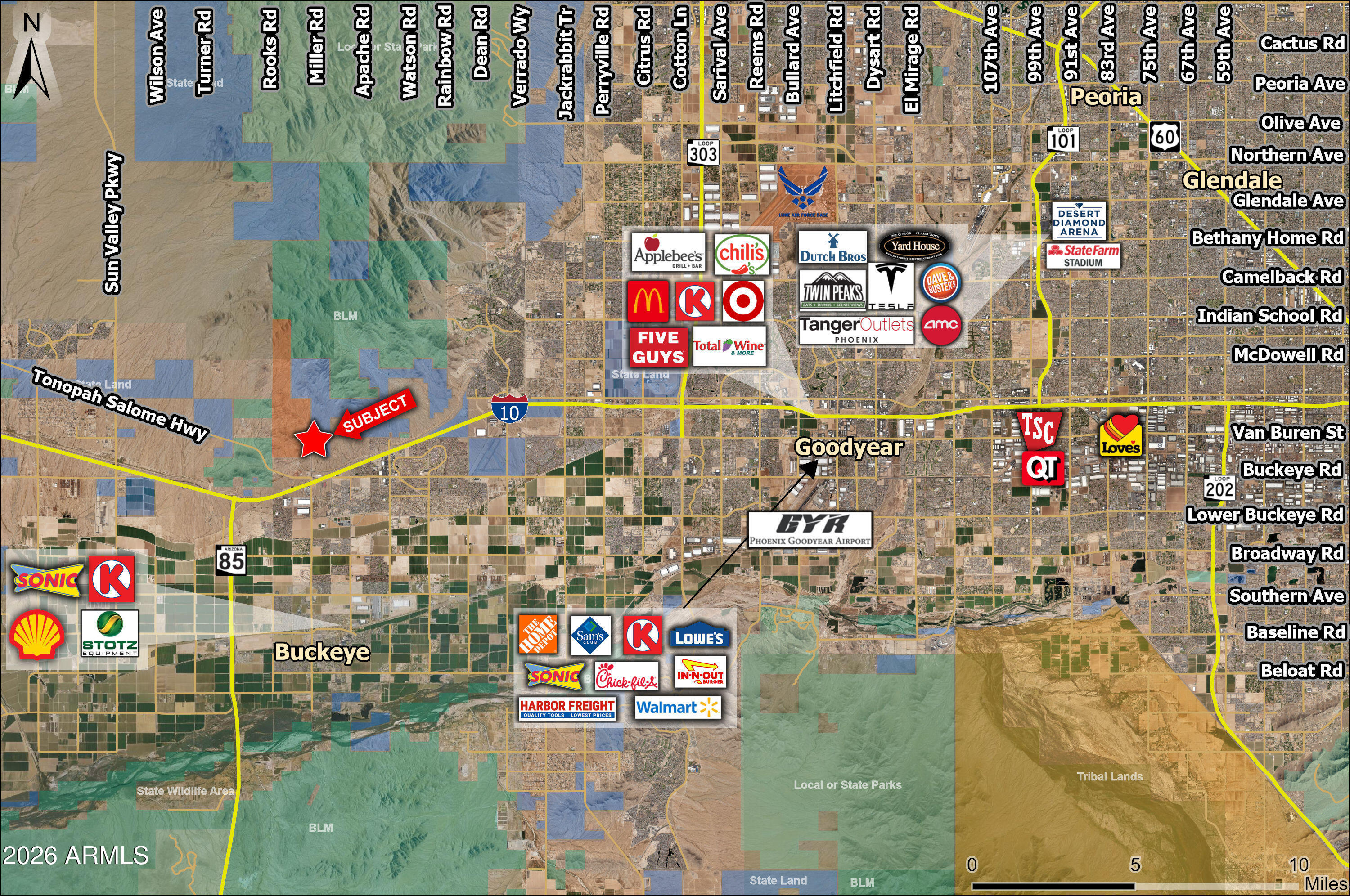 x E Miller Road -