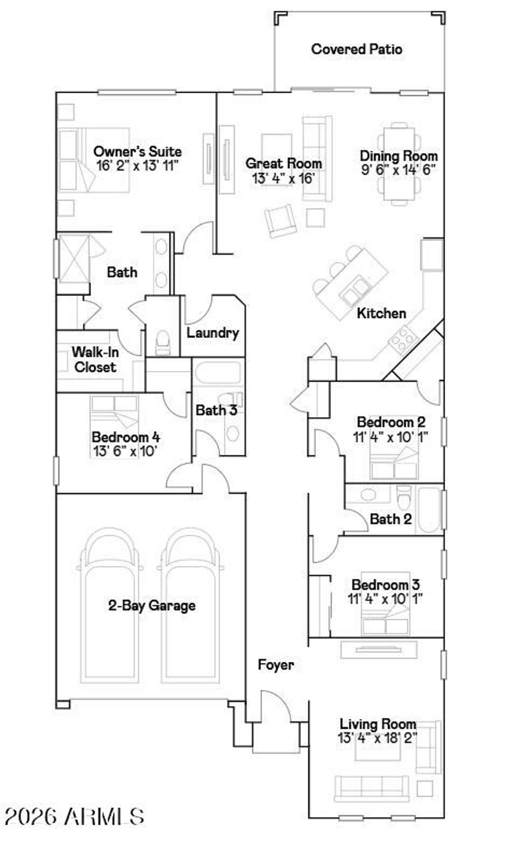 Photo of 3434 E Aglio Avenue, San Tan Valley, AZ 85143 (MLS # 7024801)