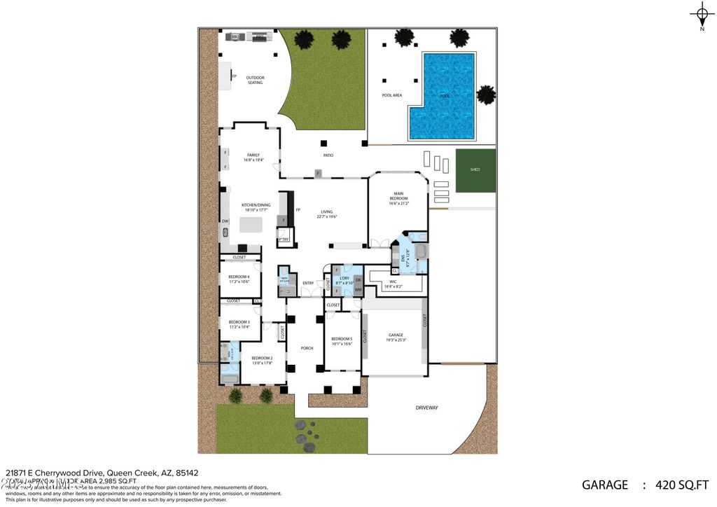 Photo of 21871 E Cherrywood Drive, Queen Creek, AZ 85142 (MLS # 6950434)