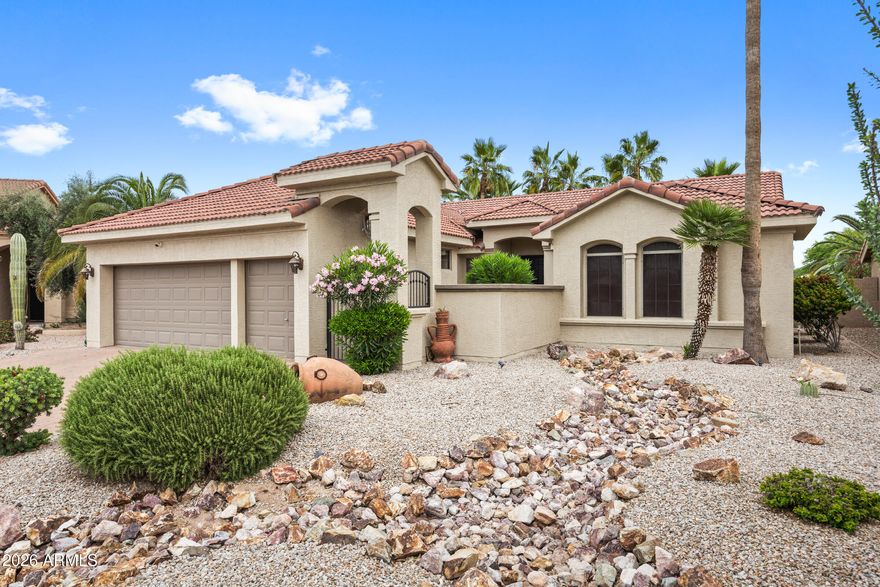 Pride of ownership shines throughout this one-owner home located in the gated community of Oakwood Country Club & Golf Course. Beautiful curb appeal welcomes you into this well-maintained property featuring an open floor plan designed for comfortable living and easy entertaining.  The home offers a formal dining area, a spacious kitchen, and a casual dining space that flows seamlessly into the living area. There are two bedrooms plus a versatile office, complete with custom built-ins including a custom desk and a matching Murphy bed--perfect for guests or a flexible workspace.  Vaulted ceilings and abundant natural light create a bright, airy feel, with windows lining the back of the home showcasing views of the patio, spool, and low-maintenance landscaping. Enjoy added privacy with no home directly behind and a pleasant side view toward neighboring homes across the street.  Additional highlights include an extended 2-car plus golf cart garage, built-in cabinetry for extra storage, and all appliances convey. The home also features a newer A/C system and water filtration system.
Residents enjoy resort-style amenities including four golf courses, tennis, pickleball, softball, swimming pools, restaurants, a fitness center, craft studios, fishing lakes, and miles of walking paths. The community also offers a wide variety of clubs and activities ranging from arts, dance, hiking, theatre, and travel.

Welcome home!