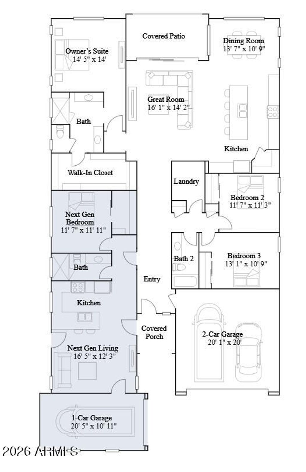 Photo of 23144 E Roundup Way, Queen Creek, AZ 85142 (MLS # 7006570)