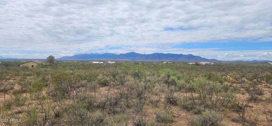 Great Mountain Views! Easy access to Fort Huachuca, Sierra Vista or Tucson. Build your Dream Home in this private country setting! Bring your horses and toys and enjoy the mountain views. Additional 9 acres for sale adjacent to this property. Power is on the property lie. Private well may be drilled.