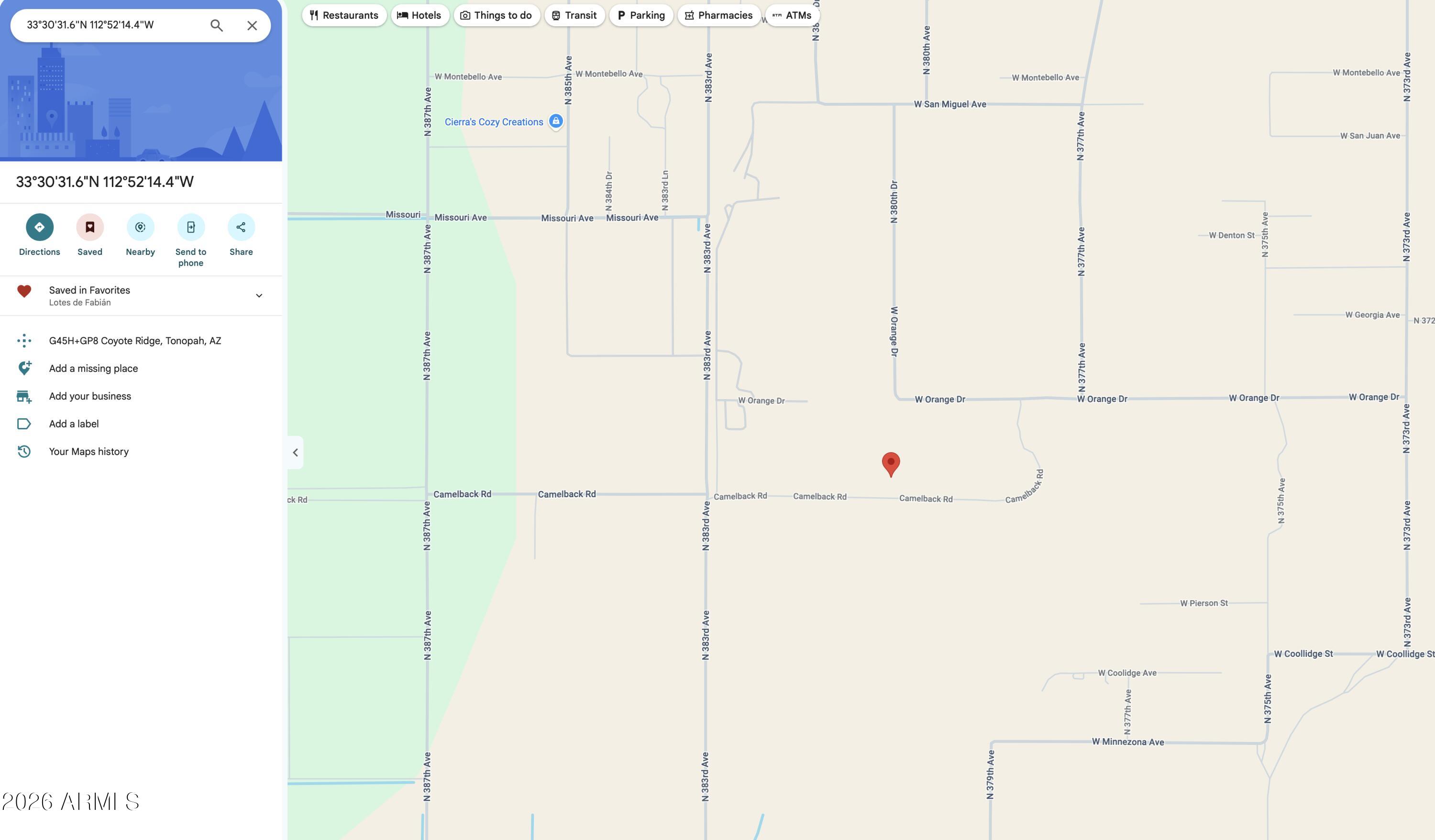 383RD CAMELBACK RD -- 73