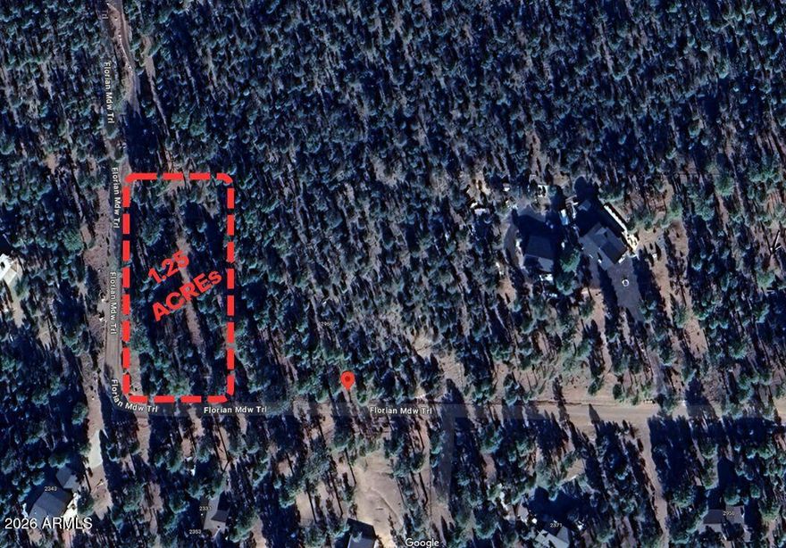 Discover the perfect balance of privacy, freedom, and natural beauty at 2968 CONSTELLATION Lane in Overgaard, AZ. This exceptional 1.25-acre homes-only parcel invites you to slow down, breathe deep, and build the mountain retreat you've always envisioned.

Tucked beneath a majestic canopy of towering Ponderosa Pines, this serene property offers a peaceful escape just steps from the US National Forest--where miles of trails, wildlife, and outdoor adventure await right outside your door. Whether you dream of a cozy cabin getaway or a spacious custom home, this expansive lot provides the ideal canvas. Enjoy the rare advantage of no HOA restrictions, giving you the flexibility to design and live your way. Utilities are available, and horses are welcome-- Perfect for those seeking a true country lifestyle with room to roam. Situated just beyond the Mogollon Airpark, you'll appreciate the harmonious blend of seclusion and convenience.

If you've been searching for fresh mountain air, star-filled skies, and the freedom to create your own retreat, this Overgaard gem delivers it all. Your tranquil escape starts here. (Corner Lot)
